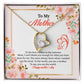 To My Mother FAS To the_ Gift Necklace Jewelry with a heartfelt durable Message Card