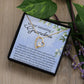 To our amazing Grandma Grandma,_ Gift Necklace Jewelry with a heartfelt durable Message Card
