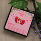HAPPY Valentine_s Day To my Girlfriend_ Gift Necklace Jewelry with a heartfelt durable Message Card
