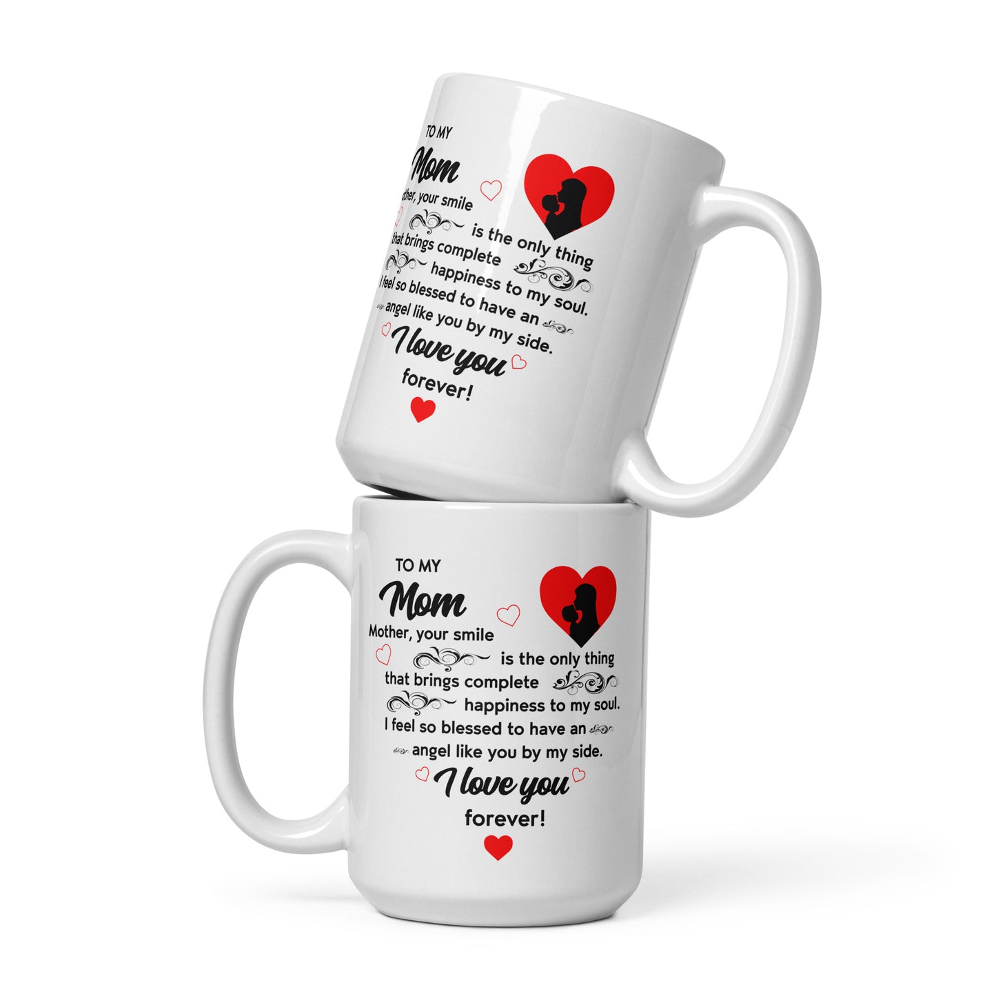 TO MY MOM Mother your_ Personalized Mug Gift Customized Mug Gift w Heartfelt Message