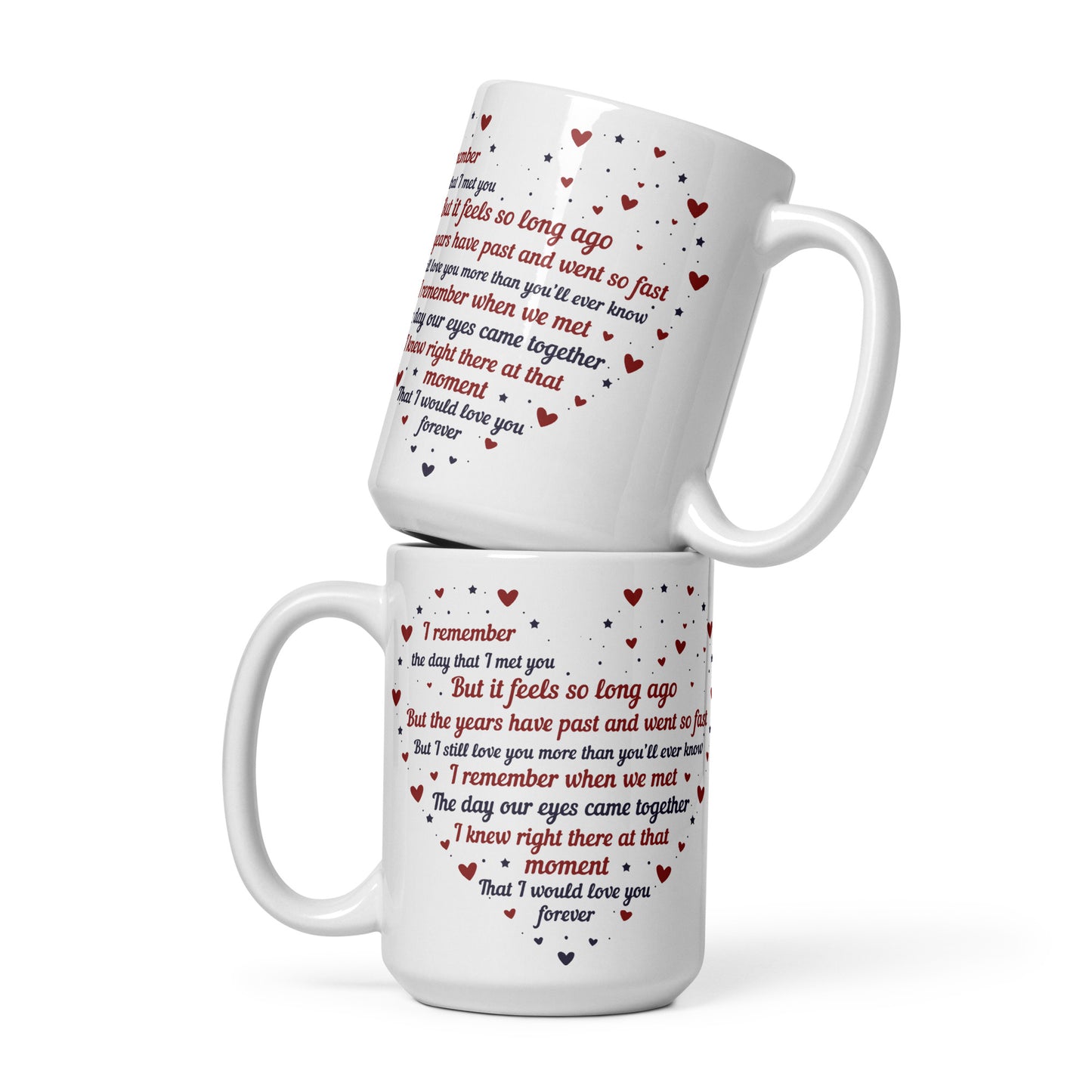 To my Soulmate I remember_ Personalized Mug Gift Customized Mug Gift w Heartfelt Message