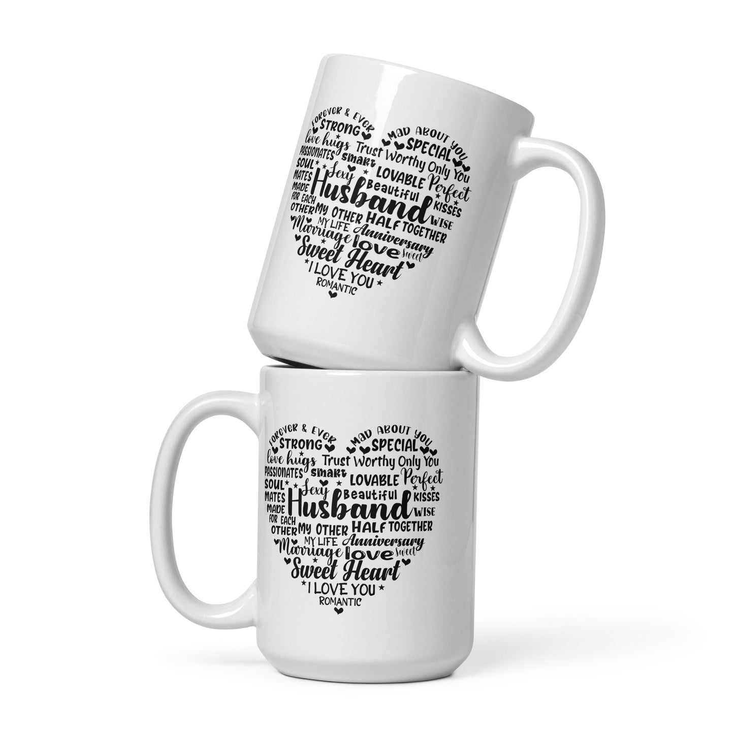 To my Husband every word Personalized Mug Gift Customized Mug Gift w Heartfelt Message