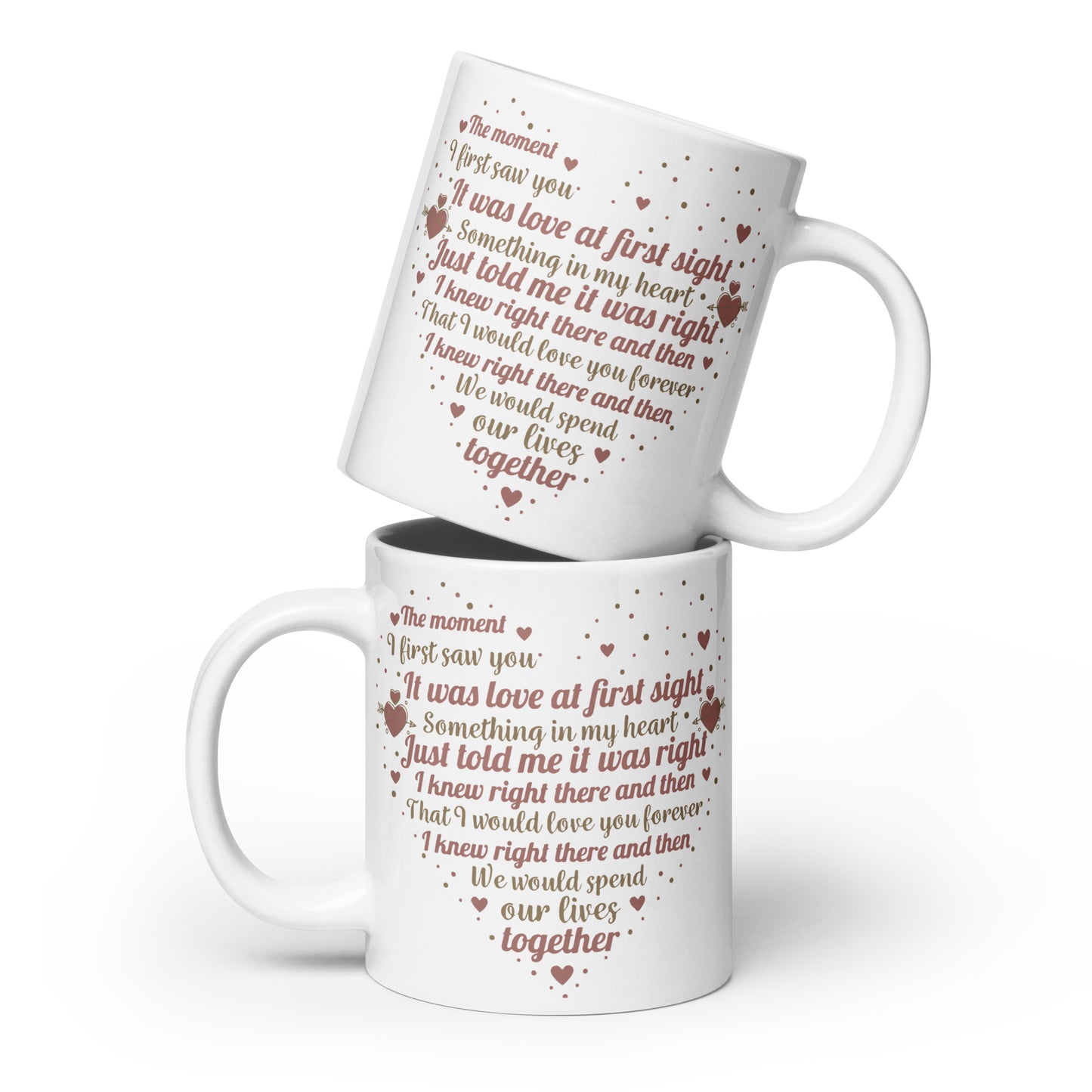 To my Soulmate the moment_ Personalized Mug Gift Customized Mug Gift w Heartfelt Message