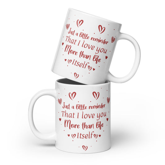 To my Soulmate Just a little reminder Personalized Mug Gift Customized Mug Gift w Heartfelt Message