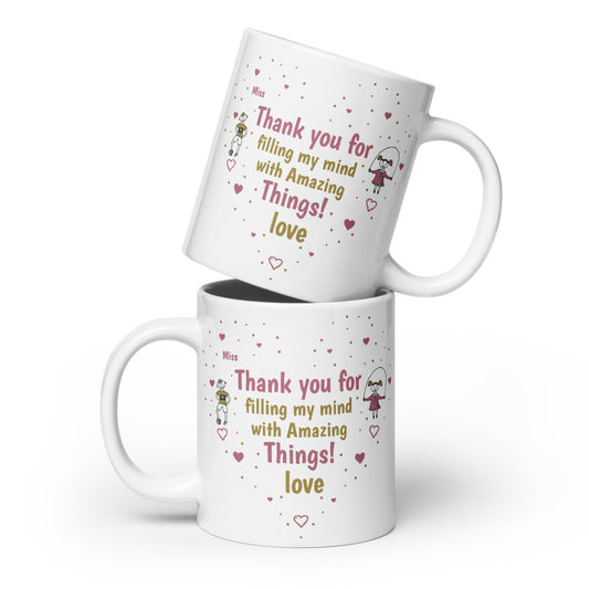 To my Soulmate Thank you for filling Personalized Mug Gift Customized Mug Gift w Heartfelt Message